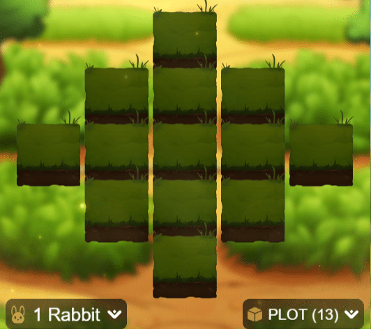 รูปลักษณ์ของเกมสล็อต Rabbit Mines - PLOT