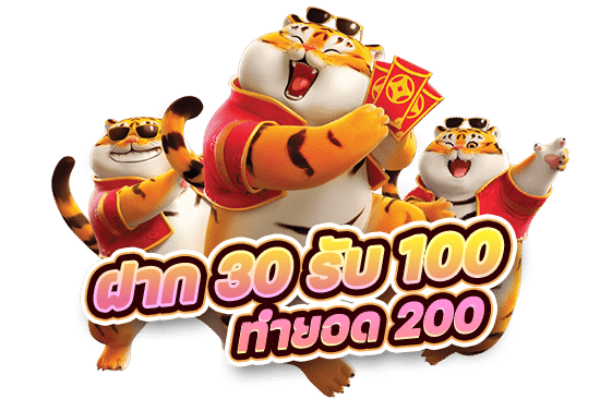 ฝาก 30 รับ 100 ทำยอด 200