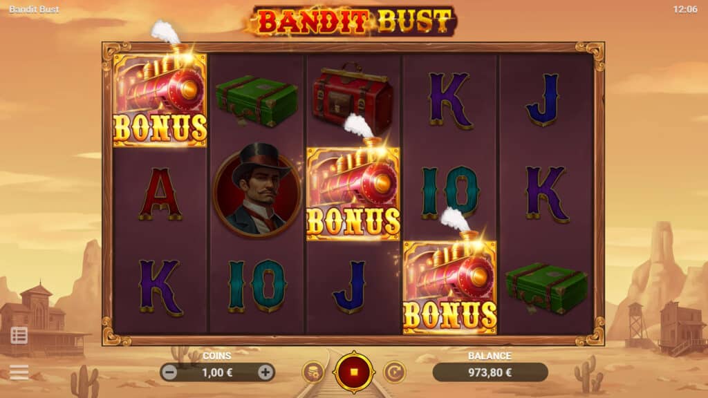 รูปแบบการเดิมพันเกม Bandit Bust