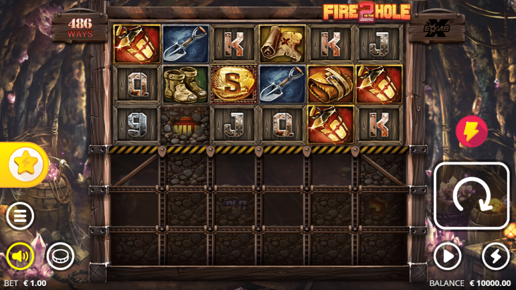 ฟีเจอร์เกม Fire in the Hole 2