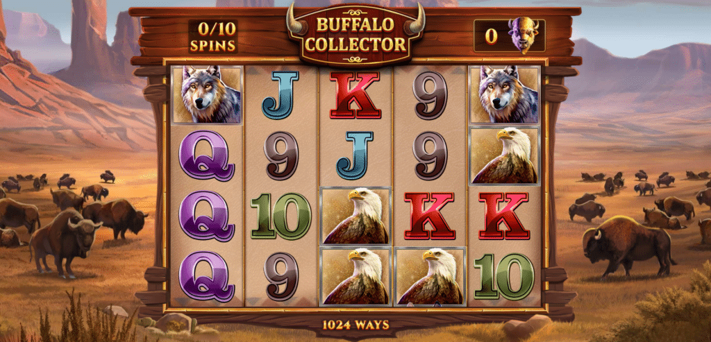 รูปแบบการชนะในเกม Buffalo Collector